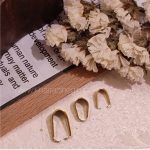 گیره پاپیونی طلایی استیل