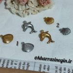 آویز صدف و دلفین