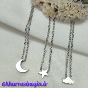 گردنبند ماه ستاره ابر
