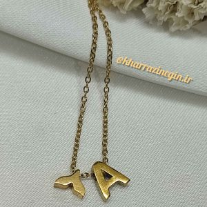 گردنبند حروف و دم وال