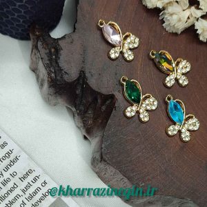 آویز کریستالی پروانه3