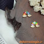 آویز نگینی رنگین کمان
