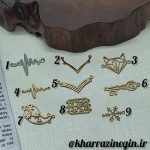 پلاک دو حلقه 2 استیل رنگ طلایی در خرازی نگین موجود می باشد. مناسب ساخت انواع اکسسوری، گردنبند،دستبند و.... می باشد.